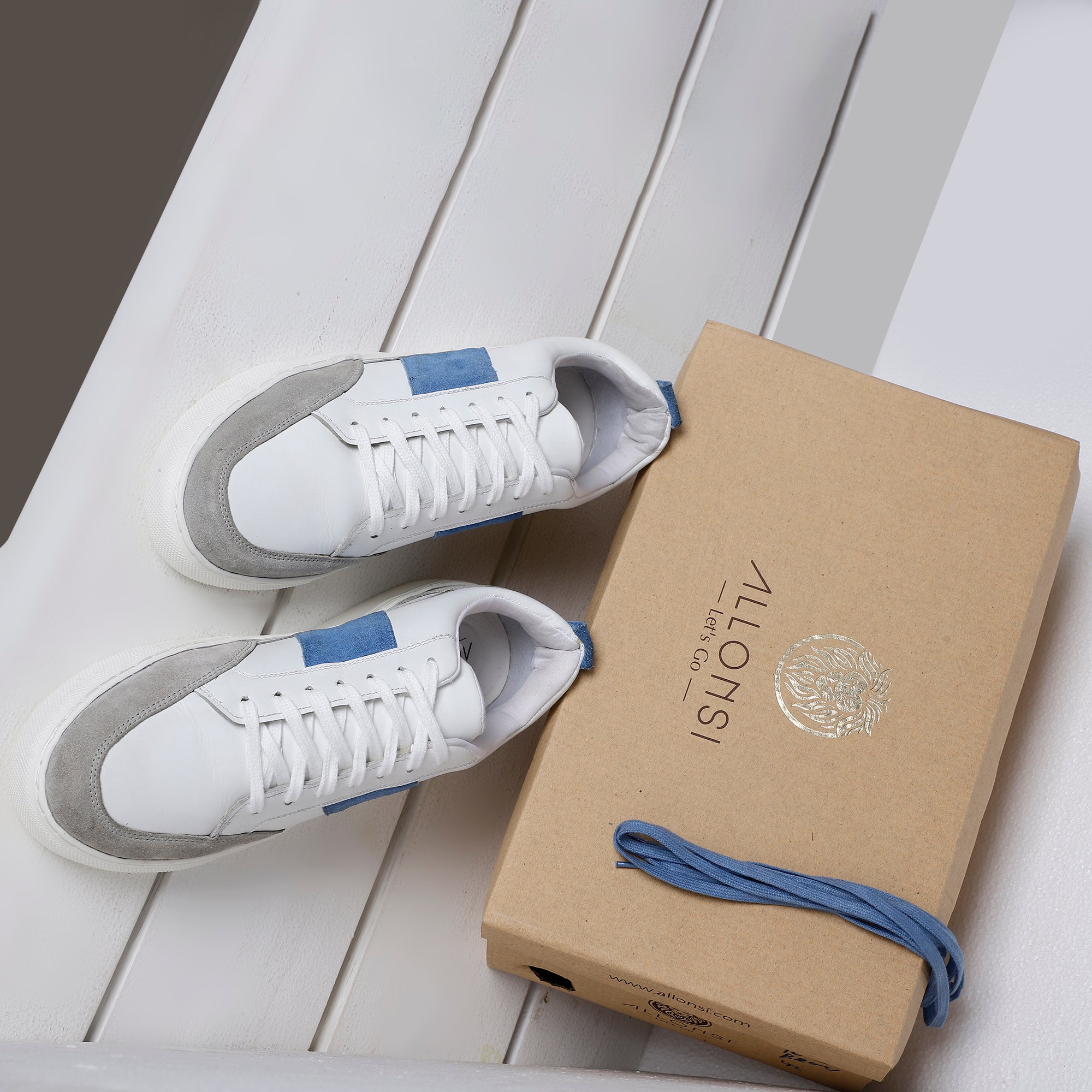 Kayden Leather Sports Sneakers